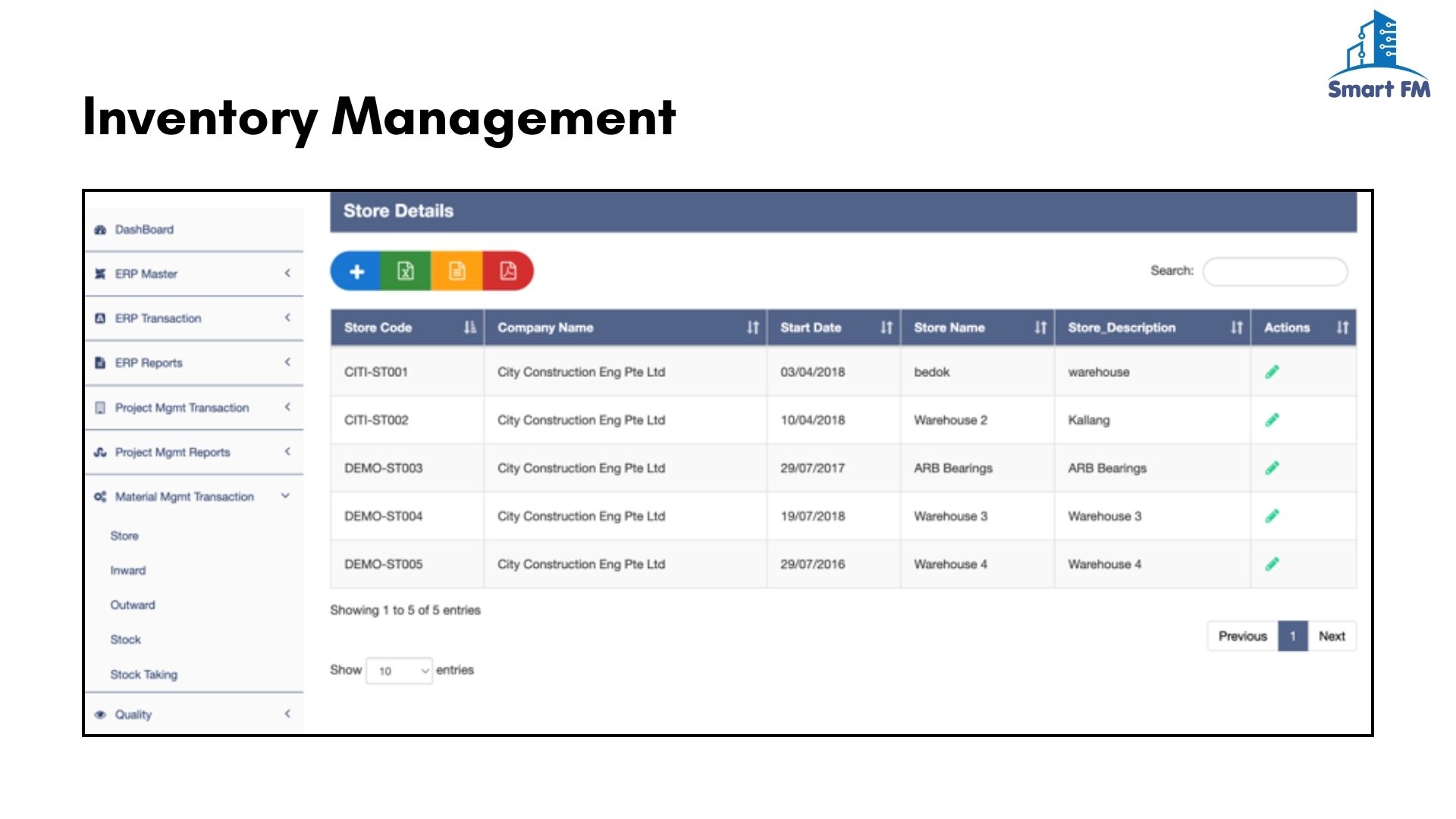 screenshot of Smart FM
